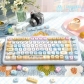 Seaside 104+8 / 16 / 41 MCA Profile Keycap Set Cherry MX PBT Dye-subbed for Mechanical Gaming Keyboard